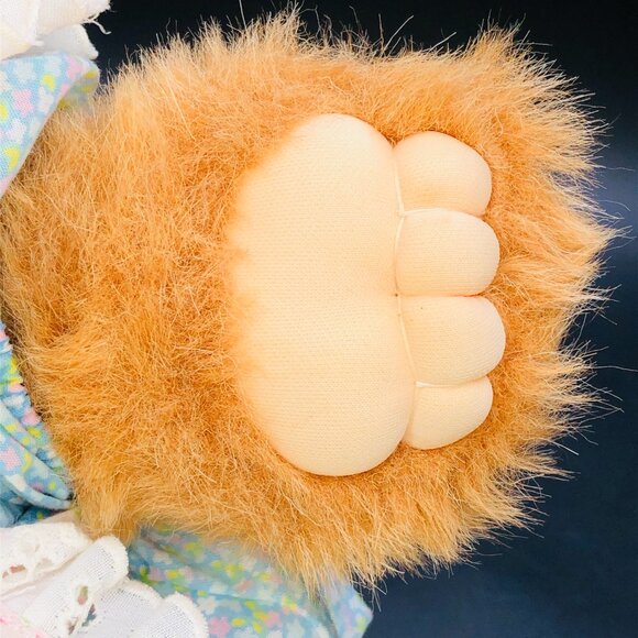 Vintage 1985 FURSKINS Xavier Roberts PERSIMMON Teddy Bear Plush: 15" - Coleco - Picture 14 of 16